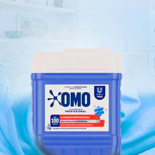 Lava Roupas Lavanderia Pro Líquido 7L Omo 5